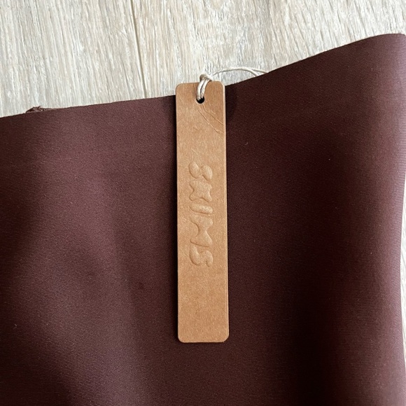 NWT Skims Body High Waisted Mid Thigh Shorts BO-SHO-9552W Cocoa - Medium - Picture 4 of 8